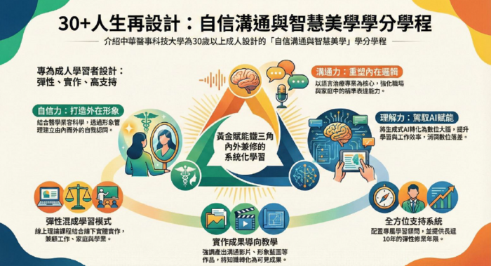 自信溝通與智慧美學學程架構